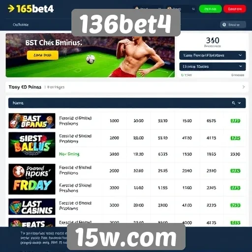 Promoções e bônus oferecidos pelo 136bet4